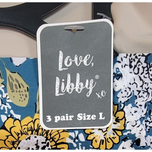 Love Libby Womens Briefs Size L Floral & Botanical Patterns - Picture 5 of 8